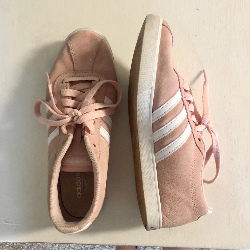 Pink Adidas Neo Comfort Footbed Trainer